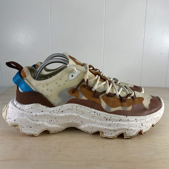 Sorel Alfred Kinetic Breakthru Tech Lace Sneaker White Shoes Women's Size 10.5 - Picture 2 of 7